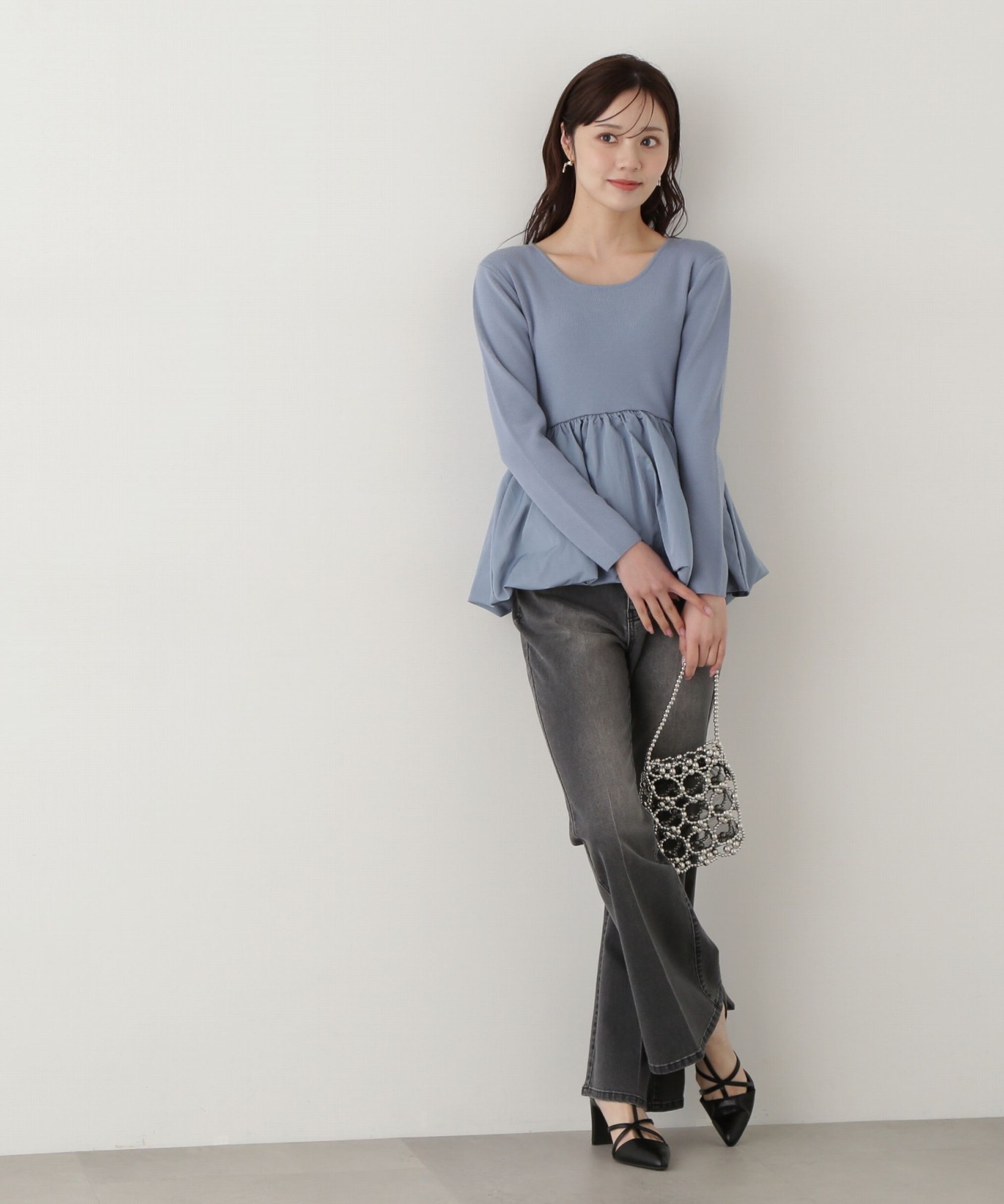 PROPORTION BODY DRESSING「ベルボトムデニムパンツ」|その他|