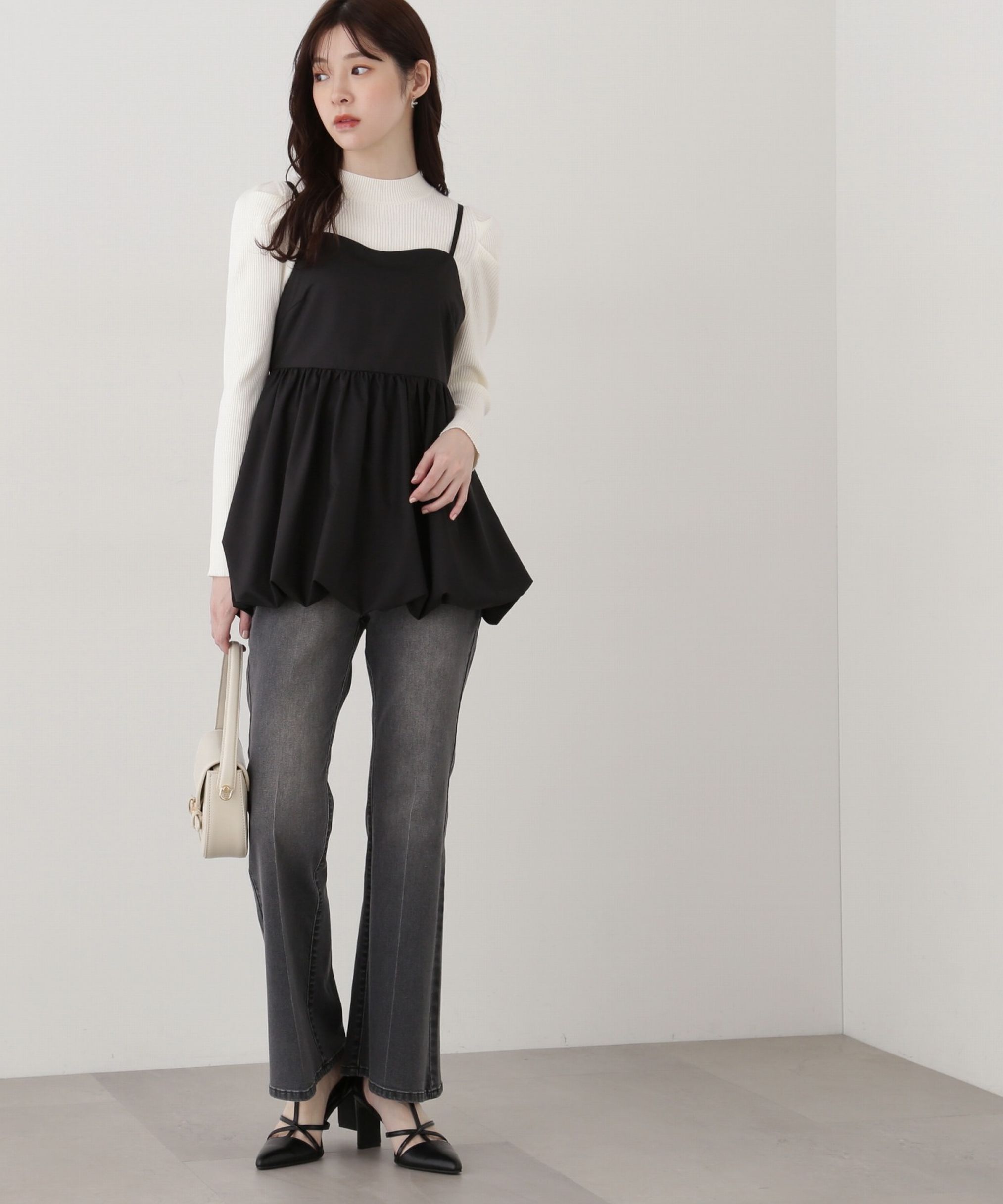 PROPORTION BODY DRESSING「ベルボトムデニムパンツ」|その他|