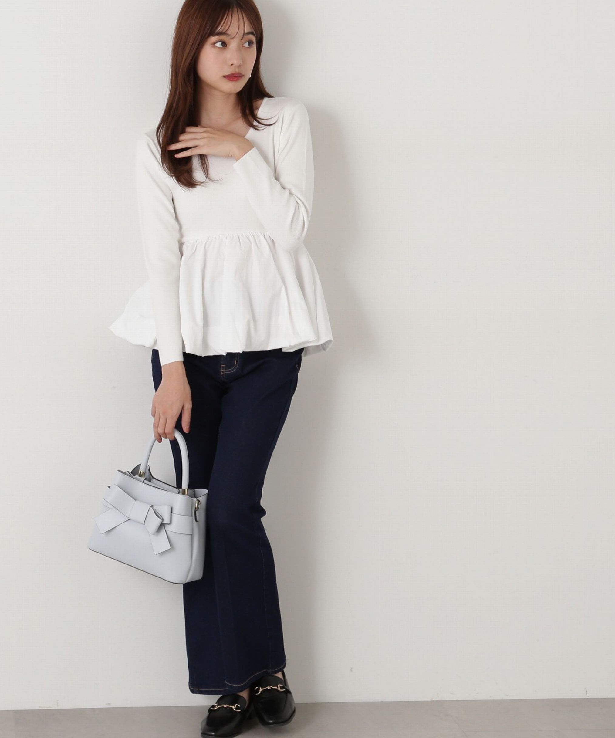 PROPORTION BODY DRESSING「ベルボトムデニムパンツ」|その他|