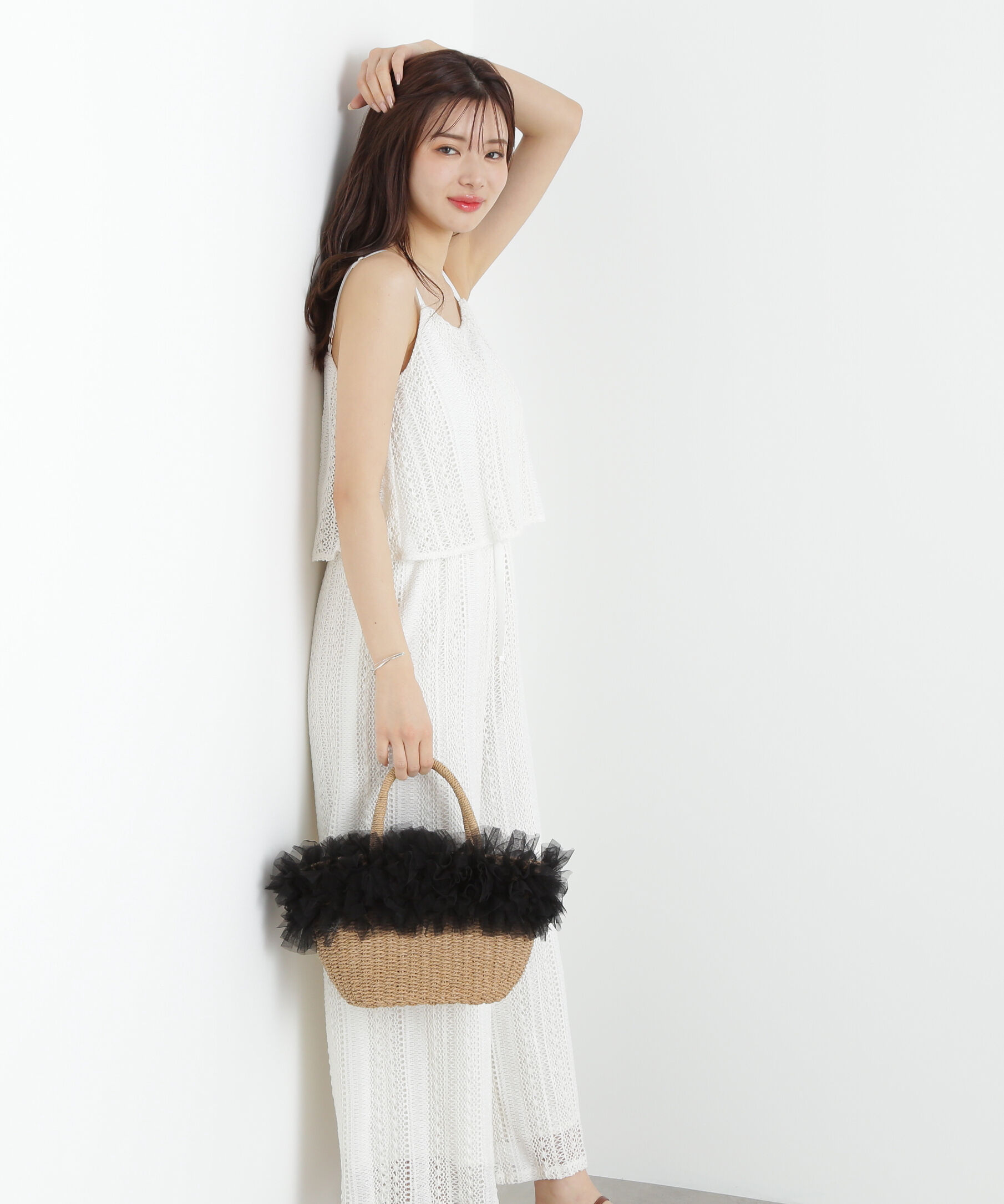 PROPORTION BODY DRESSING「《EDIT COLOGNE》レースキャミロンパース」|ワンピース|