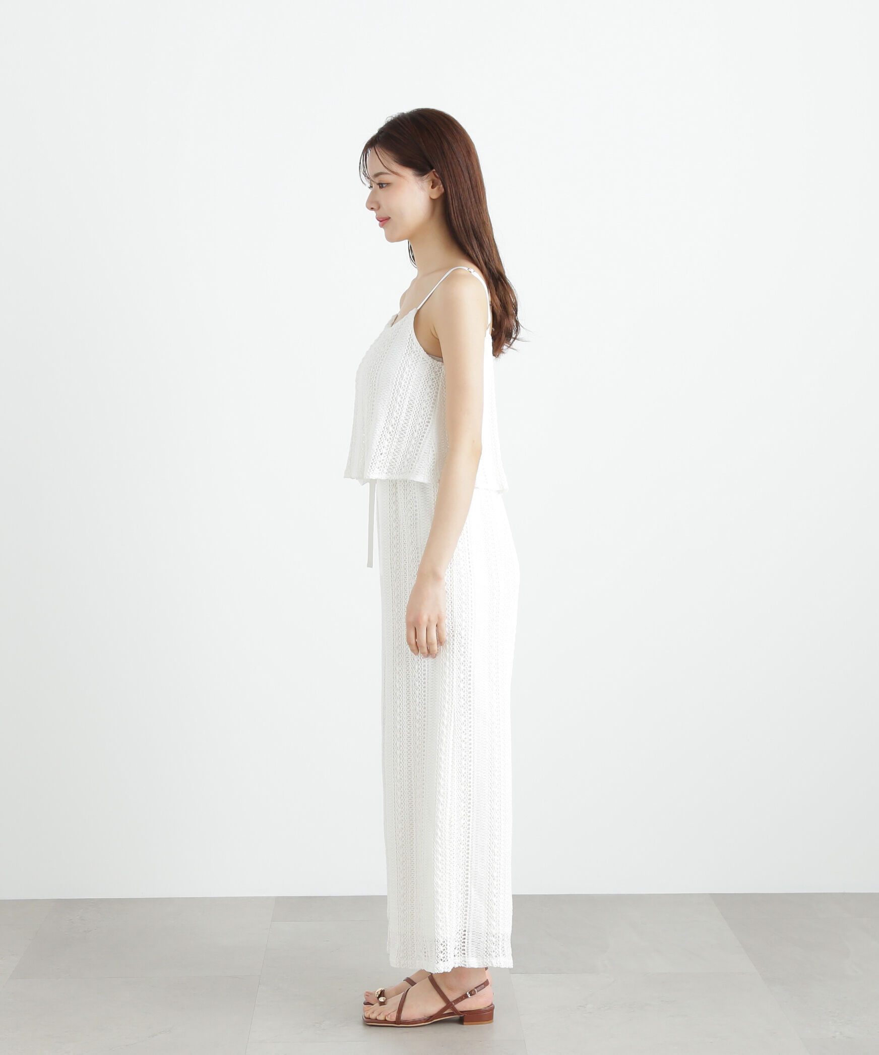 PROPORTION BODY DRESSING「《EDIT COLOGNE》レースキャミロンパース」|ワンピース|