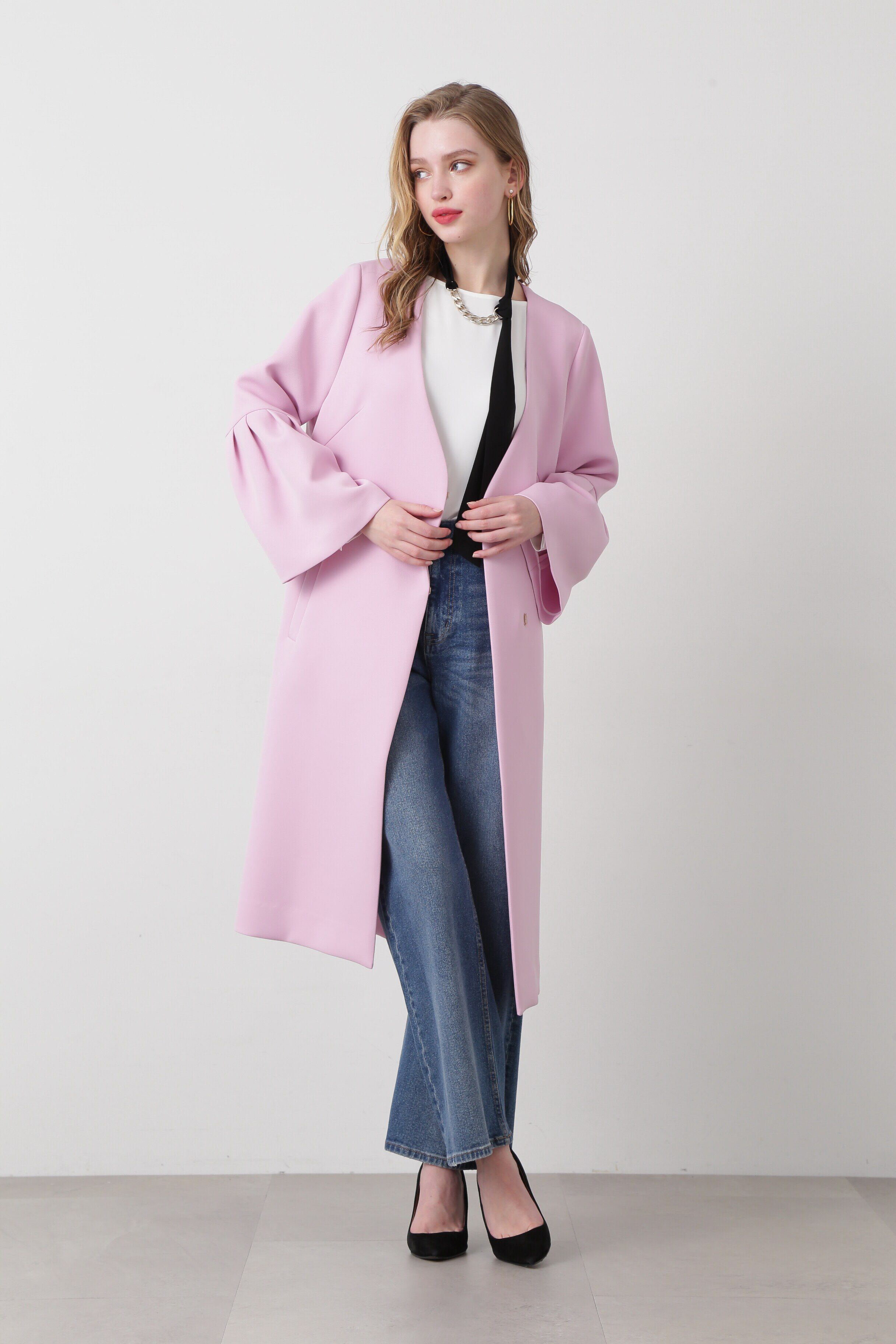  「◆三重織ツイルベルスリーブコート」|その他|