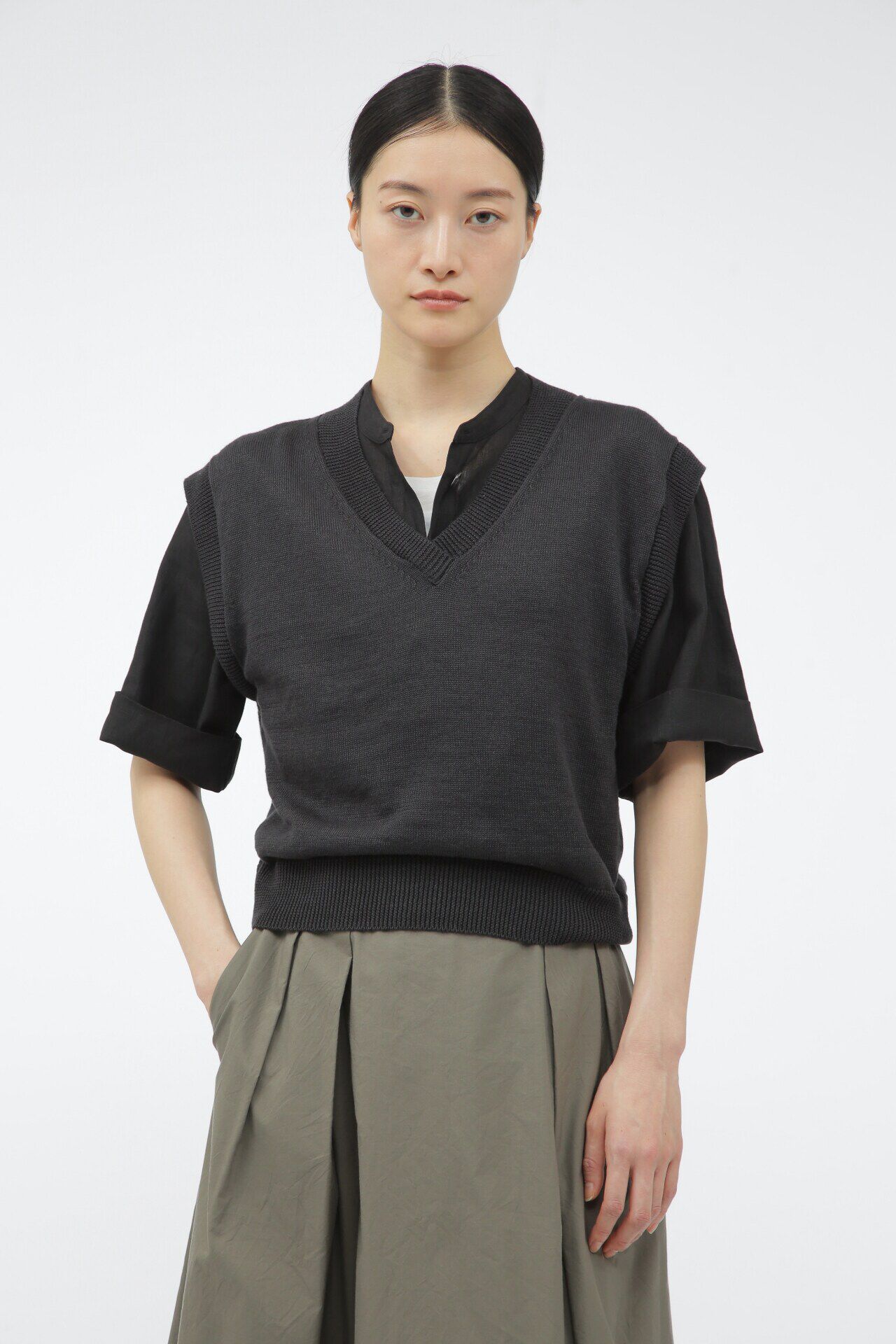  「LINEN COTTON SILK」|ニット・セーター|SLATE7