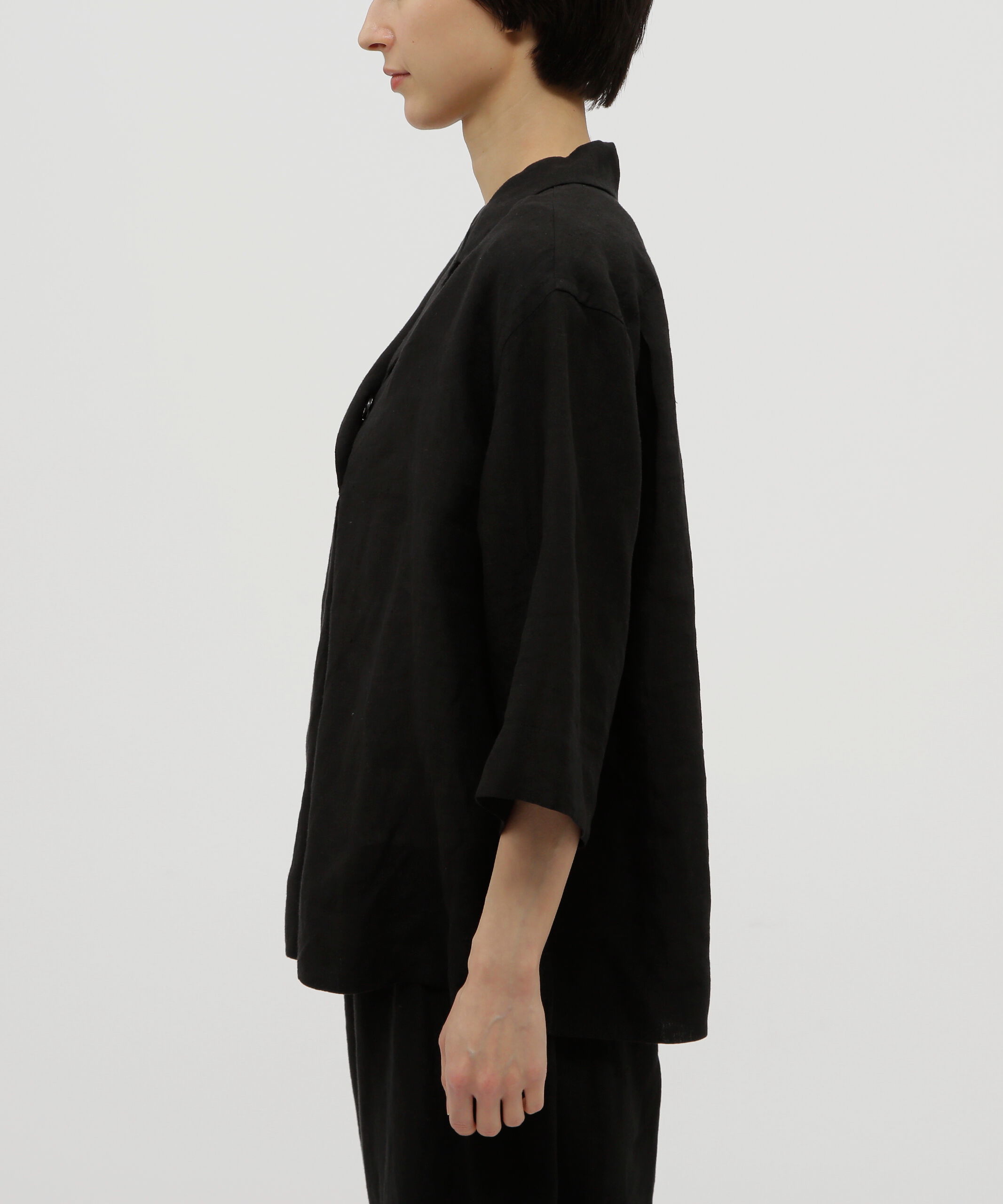 MARGARET HOWELL HOUSEHOLDGOODS「BLACK LINEN」|シャツ・ブラウス|