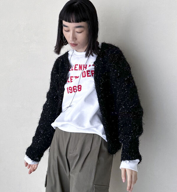 Doux archives「２ＷＡＹダンスフェザーヤーンカーディガン」|カーディガン|BLACK