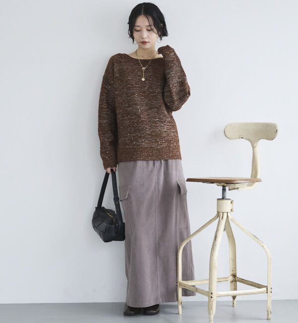 Doux archives「ＭＩＸヤーン２ＷＡＹニットプルオーバー」|ニット・セーター|