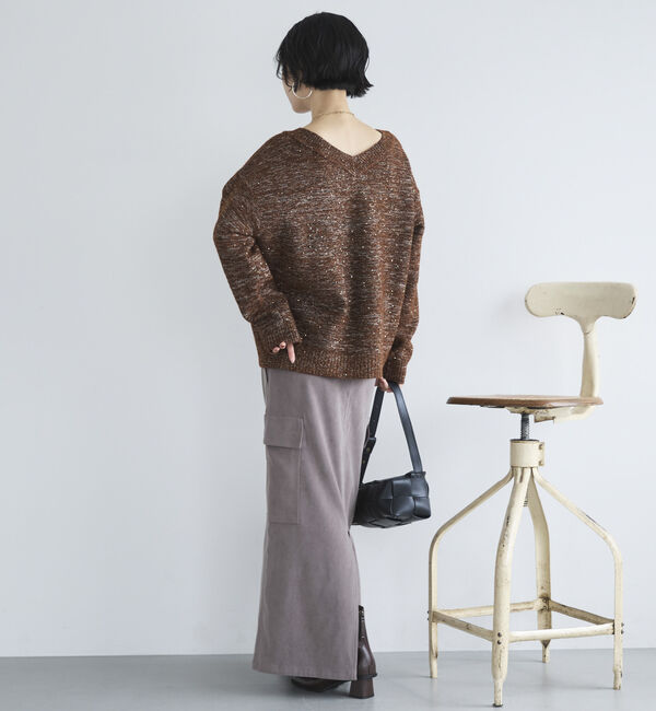 Doux archives「ＭＩＸヤーン２ＷＡＹニットプルオーバー」|ニット・セーター|