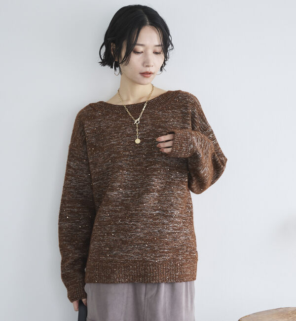 Doux archives「ＭＩＸヤーン２ＷＡＹニットプルオーバー」|ニット・セーター|