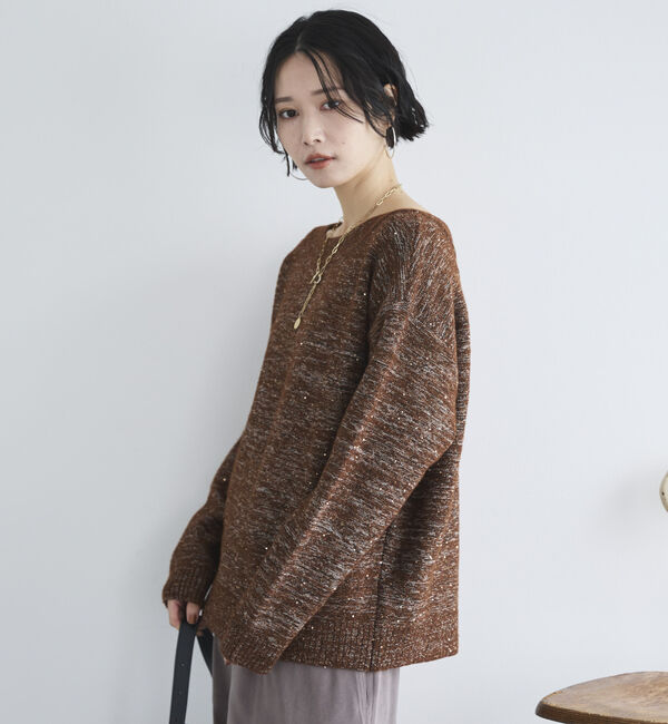 Doux archives「ＭＩＸヤーン２ＷＡＹニットプルオーバー」|ニット・セーター|