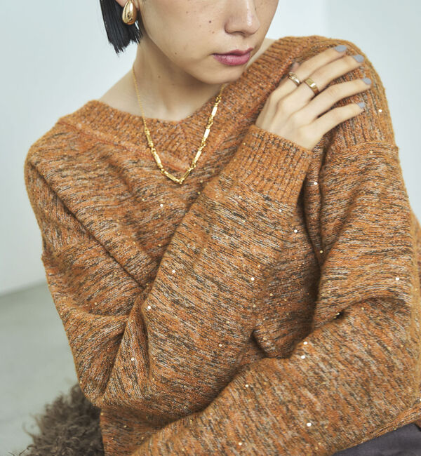 Doux archives「ＭＩＸヤーン２ＷＡＹニットプルオーバー」|ニット・セーター|