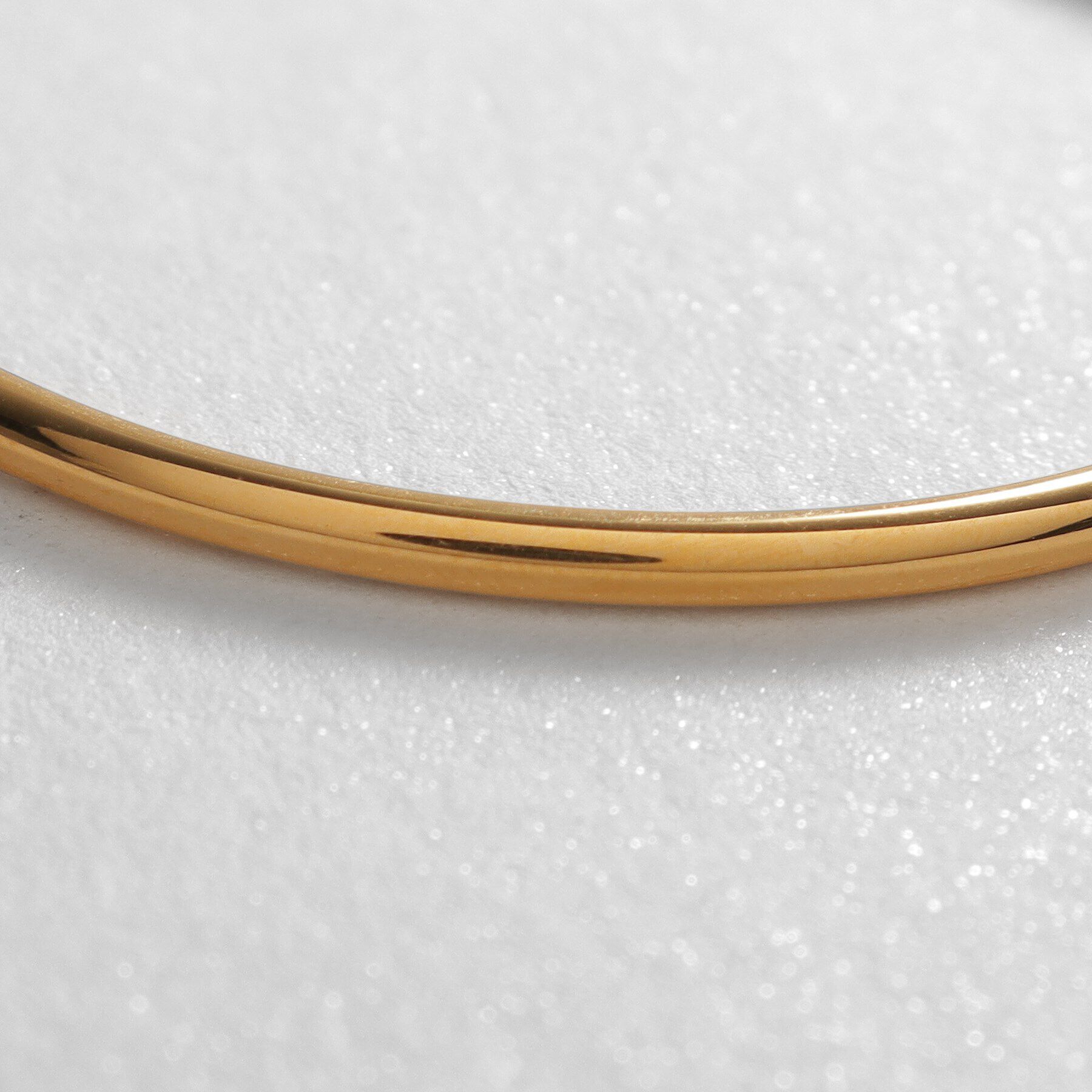 COCOSHNIK ONKITSCH「シルバー ソリッドフープピアスL GP」|ピアス|