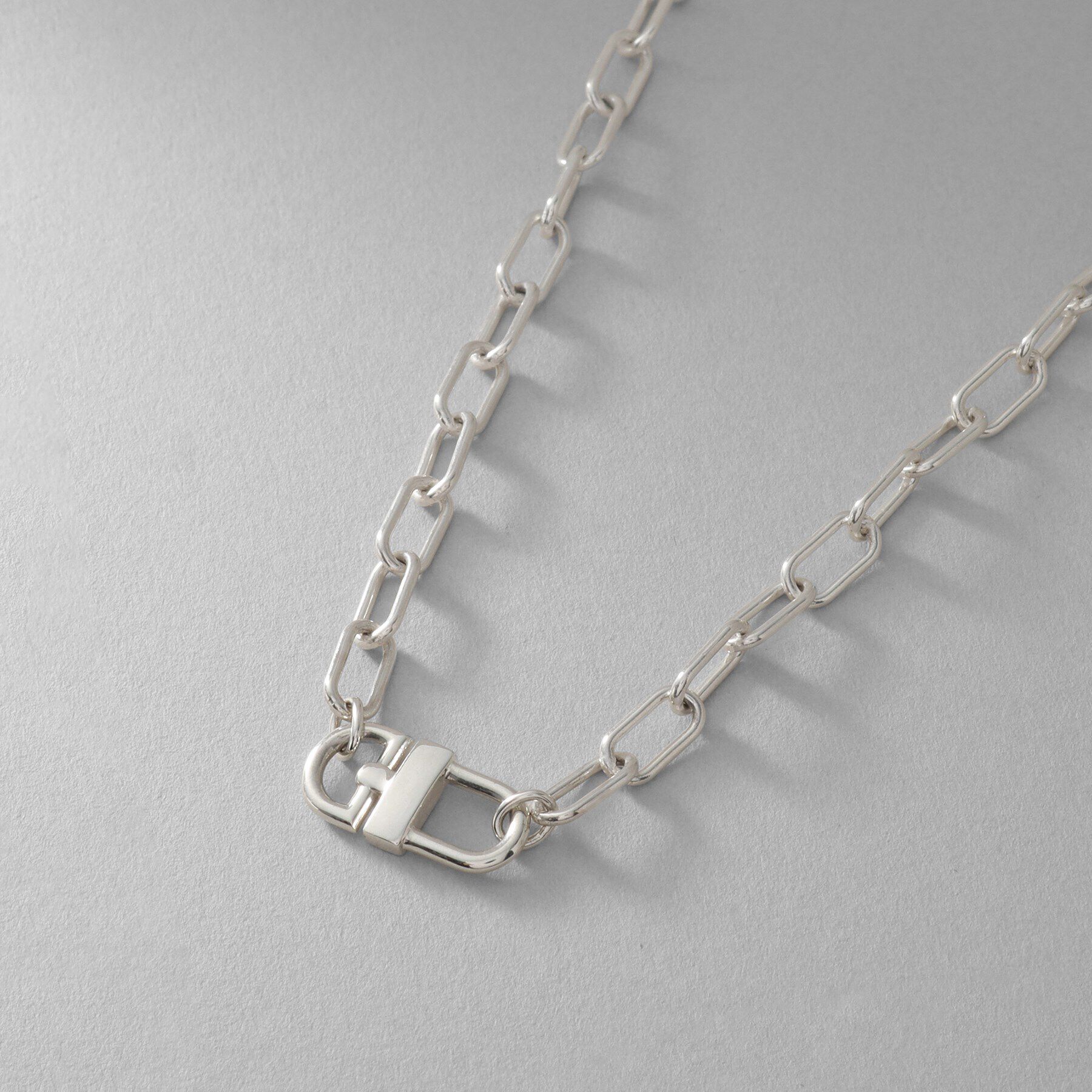 COCOSHNIK ONKITSCH「シルバー ロックモチーフネックレス」|ネックレス|