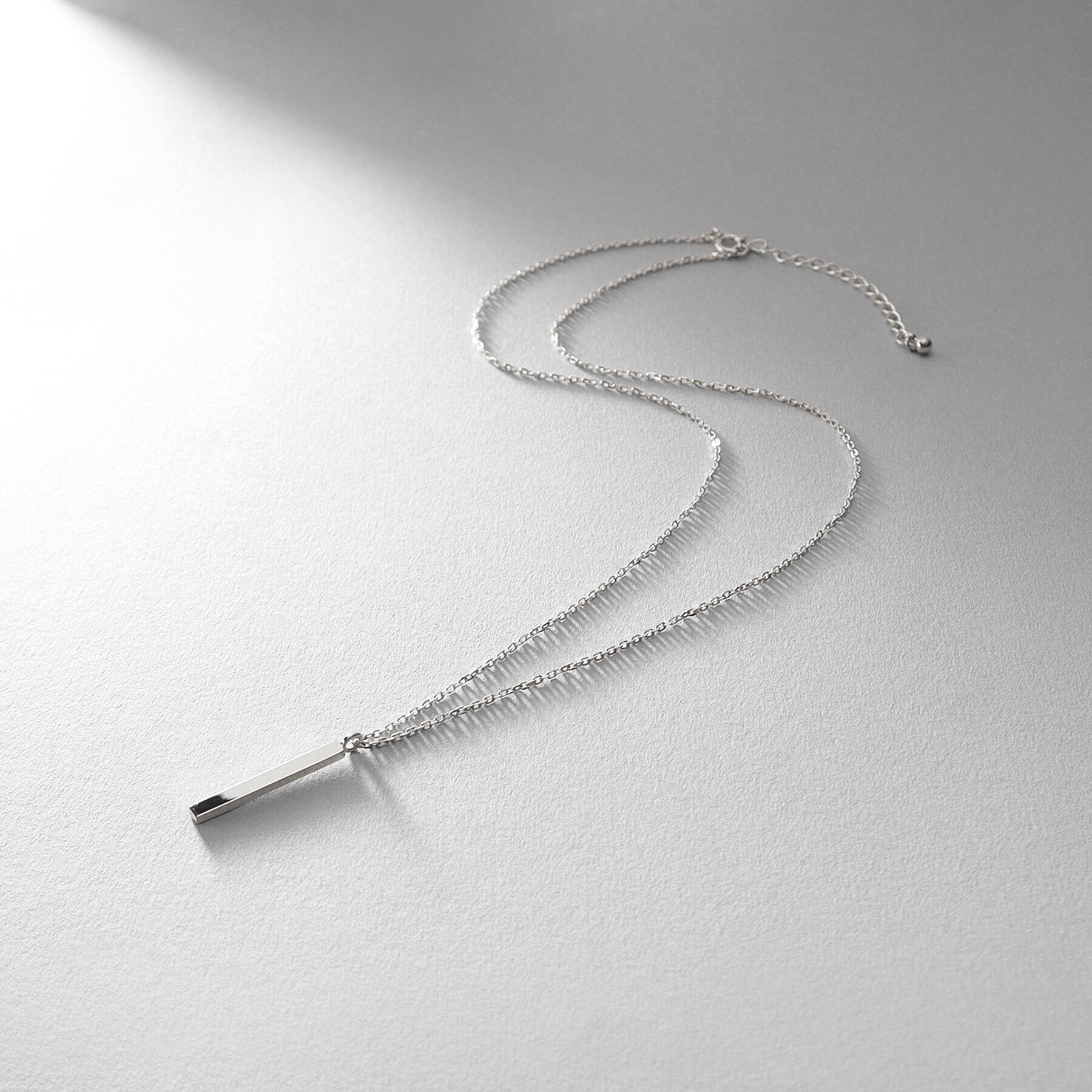 COCOSHNIK ONKITSCH「シルバー スクエアバーネックレス」|ネックレス|シルバー(600)