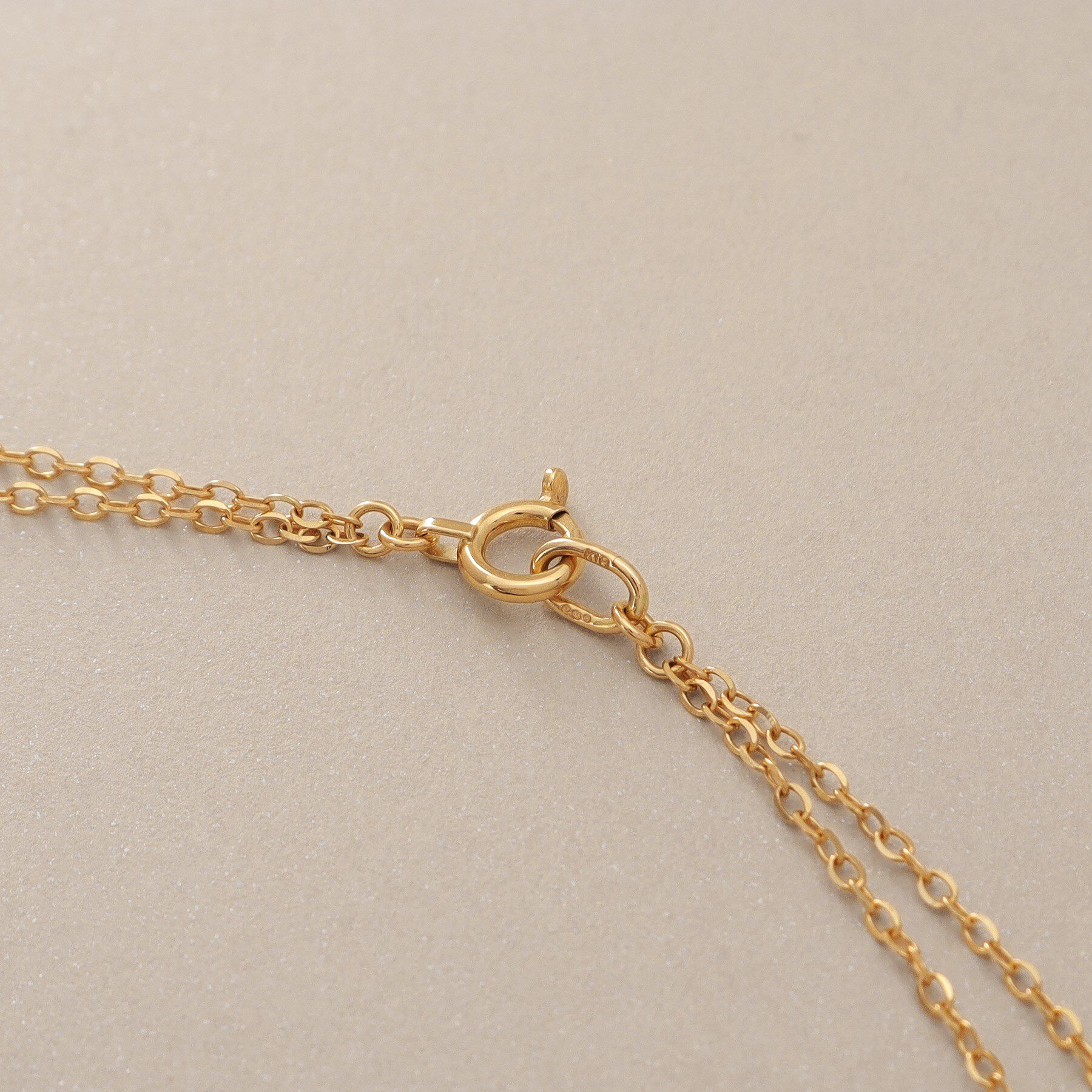 COCOSHNIK「K18中空オクタゴンリンクチェーン ネックレス」|ネックレス|