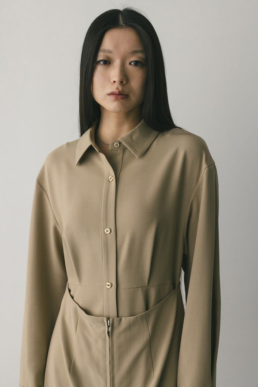 STYLEMIXER「レイヤードシャツワンピース」|ワンピース|