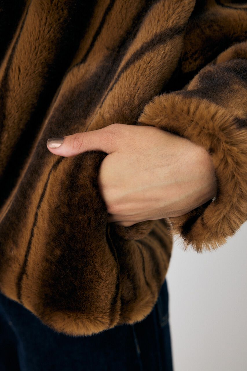 MOUSSY「FAUX FUR スタンドカラージャケット」|その他|