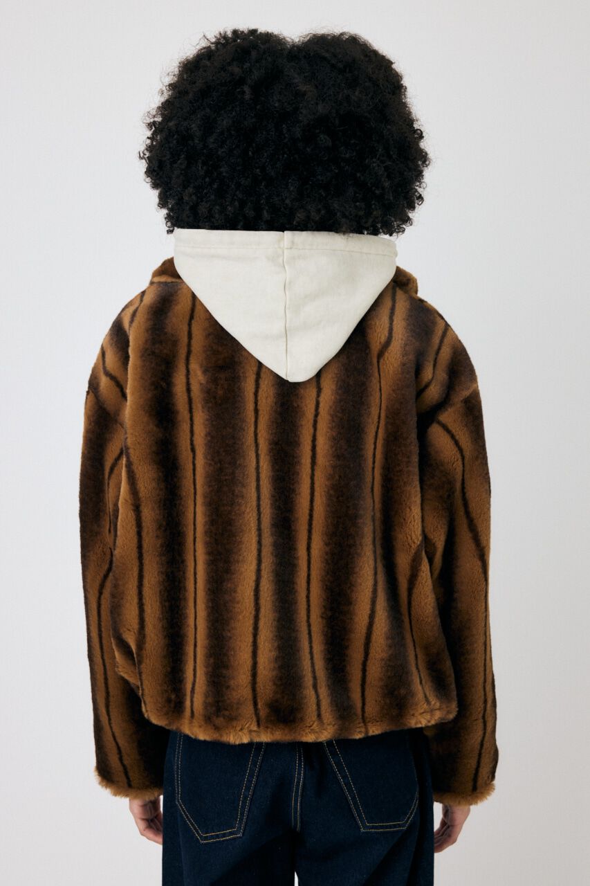 MOUSSY「FAUX FUR スタンドカラージャケット」|その他|