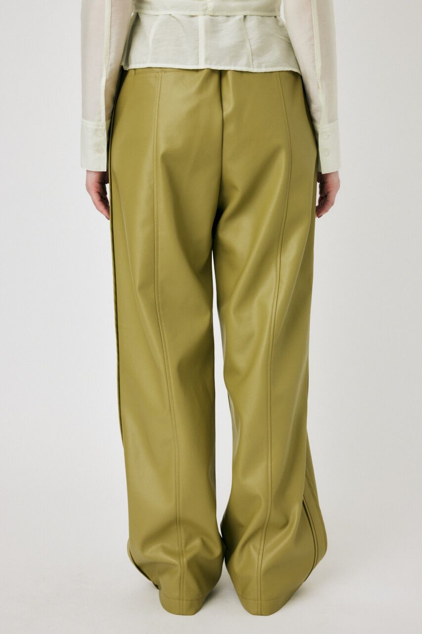 MOUSSY「F/LEATHER TRACK パンツ」|その他|