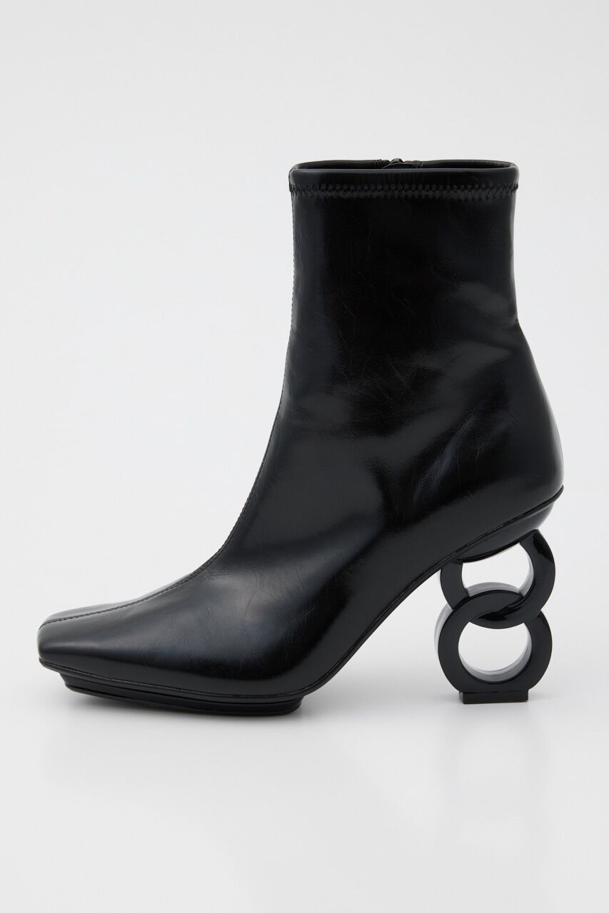 rienda「ニュアンスリングショートブーツ」|その他|BLK