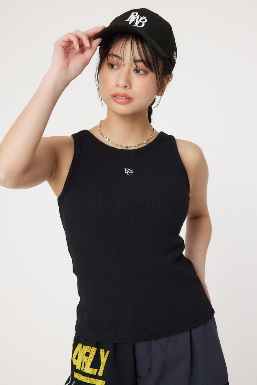 RODEO CROWNS「2WAY リブタンクトップ」|タンクトップ|BLK