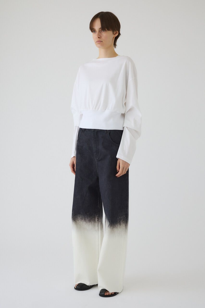 RIM.ARK 「Sleeve tuck cut tops」|Tシャツ・カットソー|