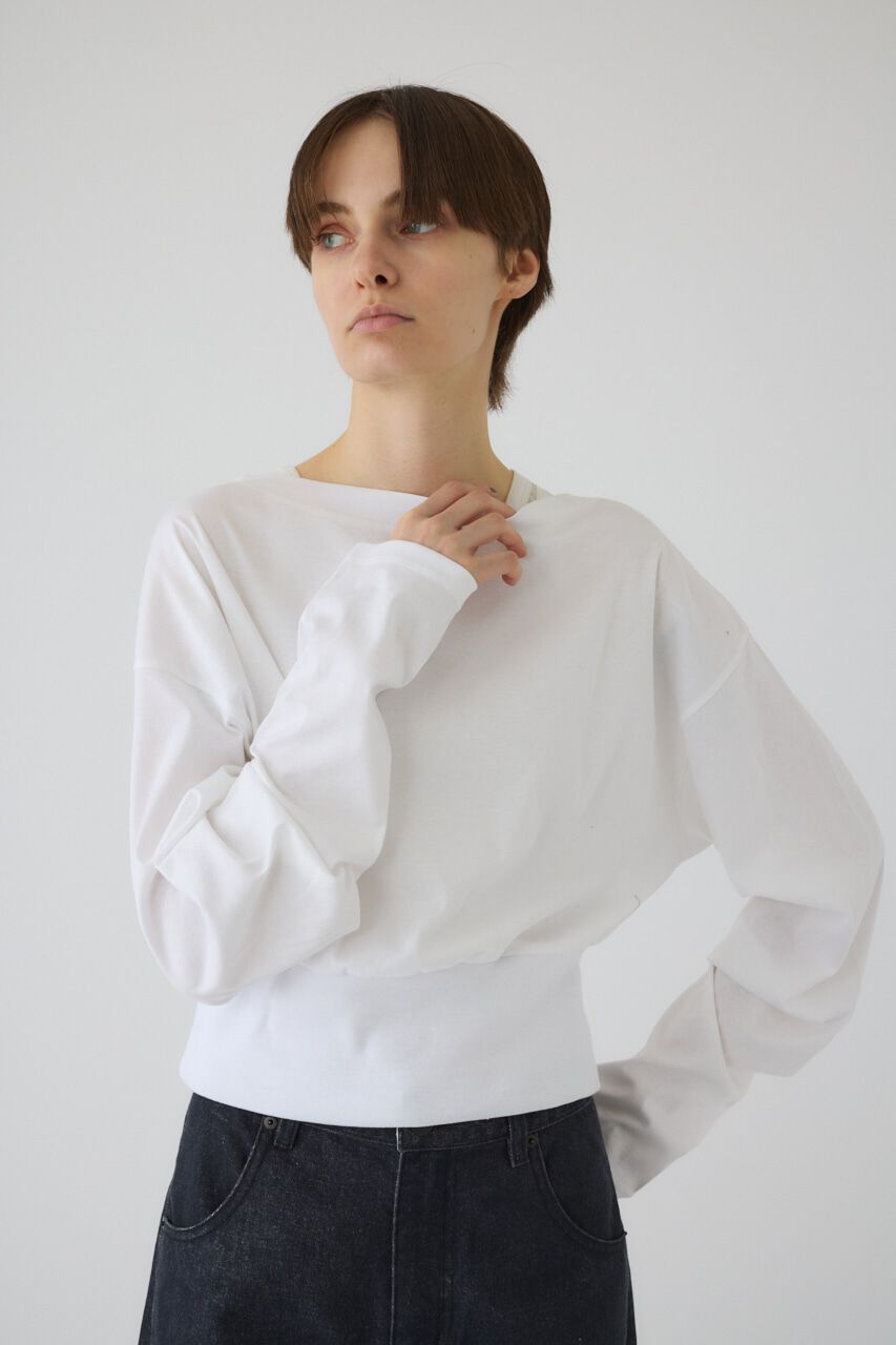 RIM.ARK 「Sleeve tuck cut tops」|Tシャツ・カットソー|