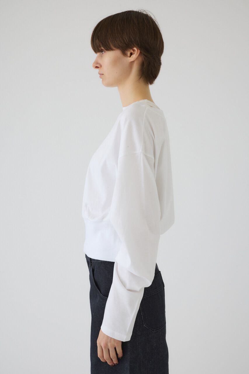RIM.ARK 「Sleeve tuck cut tops」|Tシャツ・カットソー|