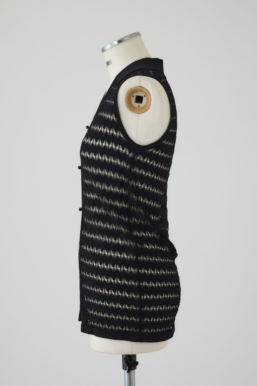 RIM.ARK 「Crochet collar knit tops」|ニット・セーター|