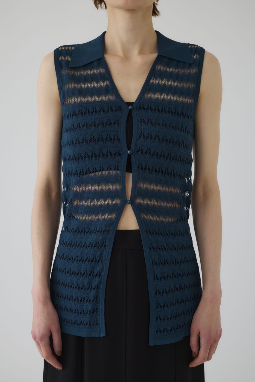 RIM.ARK 「Crochet collar knit tops」|ニット・セーター|