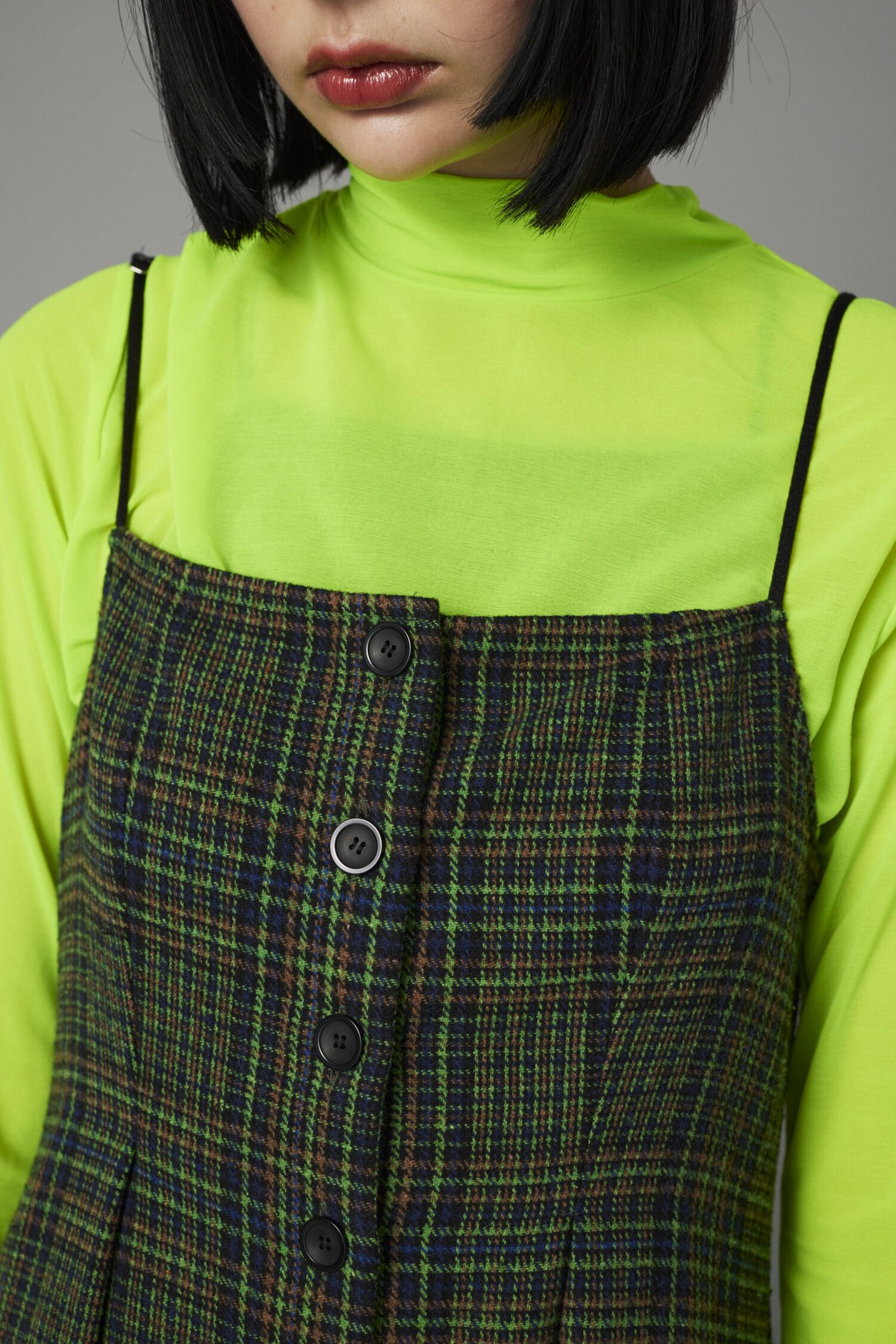 HeRIN.CYE「Check long dress」|ワンピース|