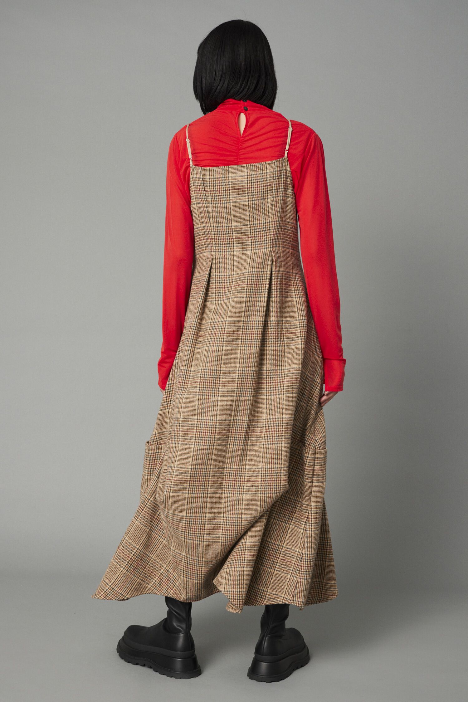 HeRIN.CYE「Check long dress」|ワンピース|