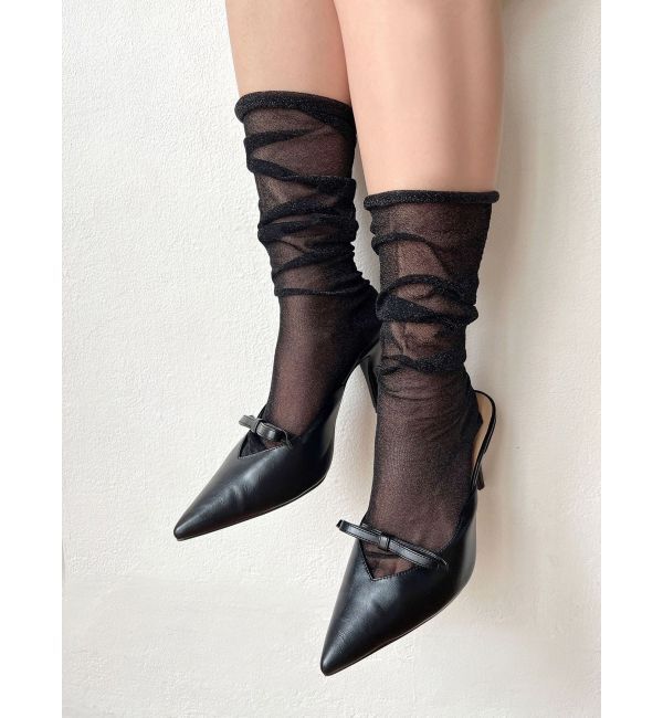 RESEXXY「シアーグリッターソックス」|ソックス|