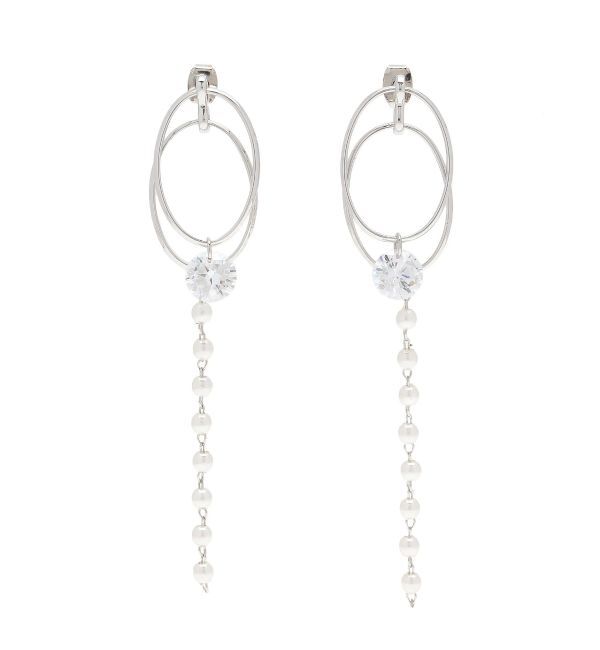 RESEXXY「ポイントビジューフープピアス」|ピアス|