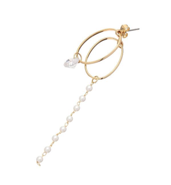 RESEXXY「ポイントビジューフープピアス」|ピアス|