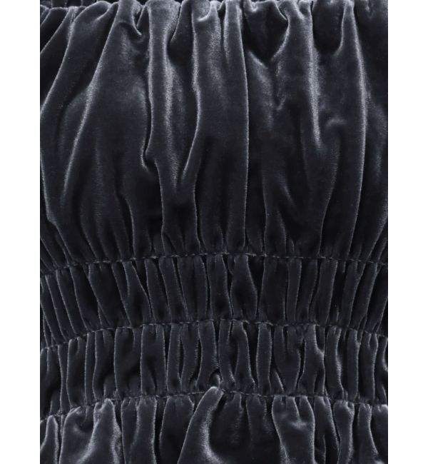 dazzlin「オフショルベロアトップス」|Tシャツ・カットソー|