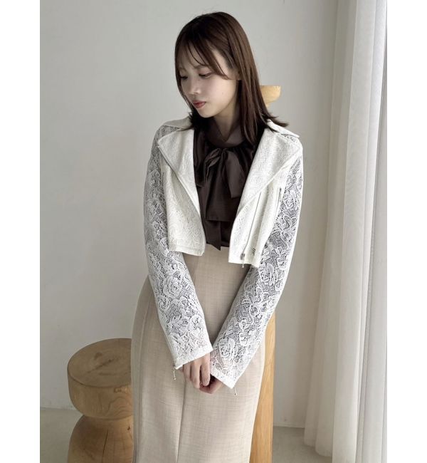 dazzlin「フリルリボン2WAY長袖ブラウス」|シャツ・ブラウス|