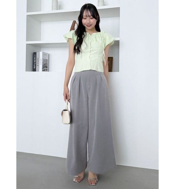 dazzlin「ハイウエストワイドパンツ」|その他|