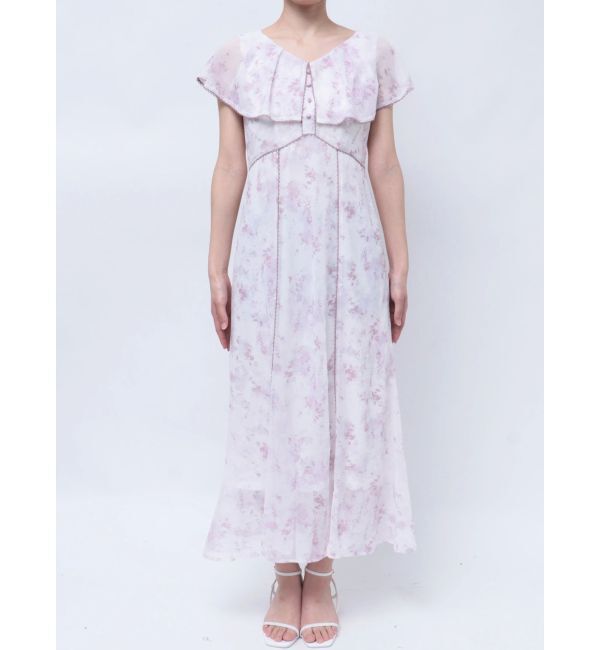 dazzlin「ビックカラーレーストリムワンピース」|ワンピース|