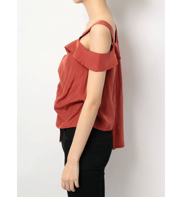 EMODA「アシンメトリーオフショルダーシャツ」|シャツ・ブラウス|