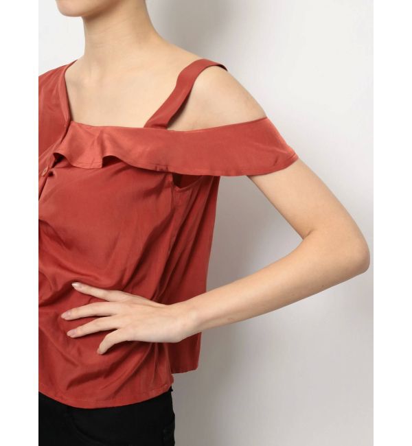 EMODA「アシンメトリーオフショルダーシャツ」|シャツ・ブラウス|