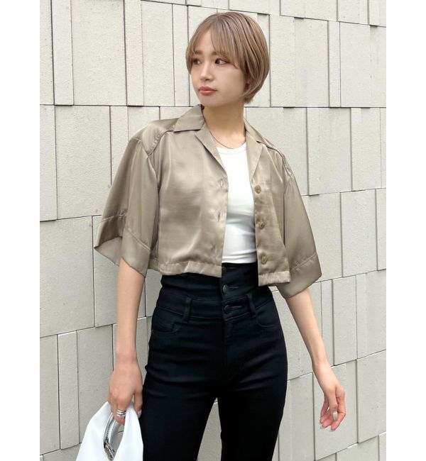 EMODA「ボックスワイドシアーシャツ」|シャツ・ブラウス|