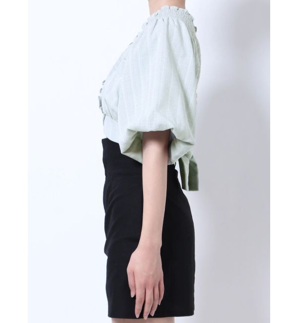 EMODA「シャーリングタイトップ」|シャツ・ブラウス|