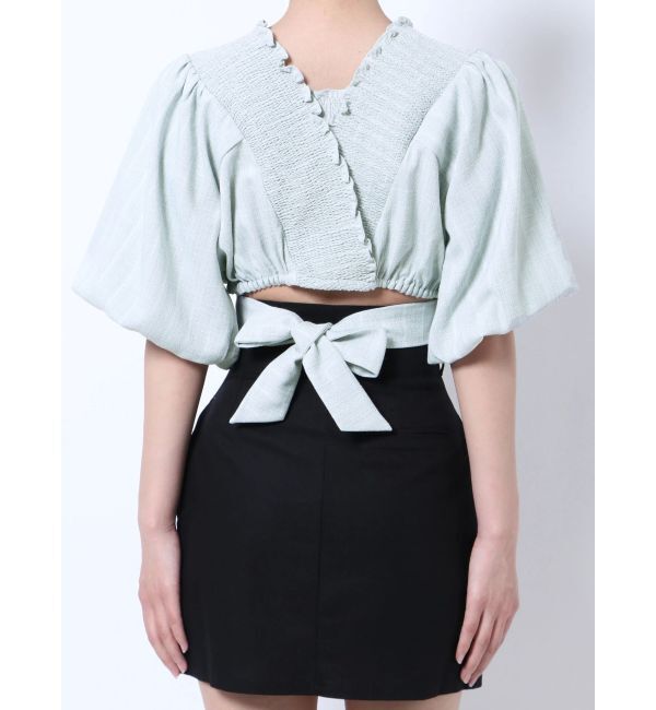 EMODA「シャーリングタイトップ」|シャツ・ブラウス|