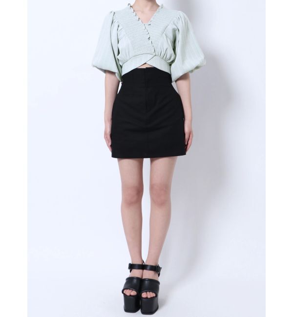 EMODA「シャーリングタイトップ」|シャツ・ブラウス|