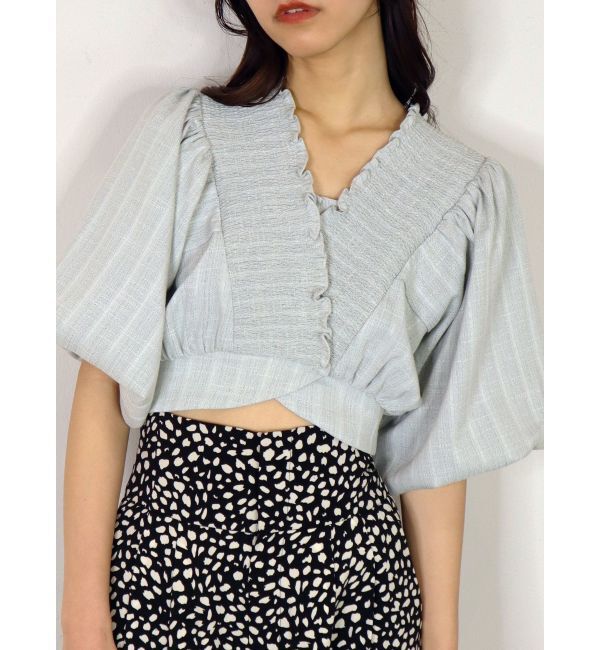 EMODA「シャーリングタイトップ」|シャツ・ブラウス|