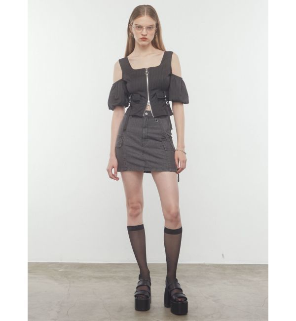 EMODA「ハングベルトデニムスカート」|スカート|