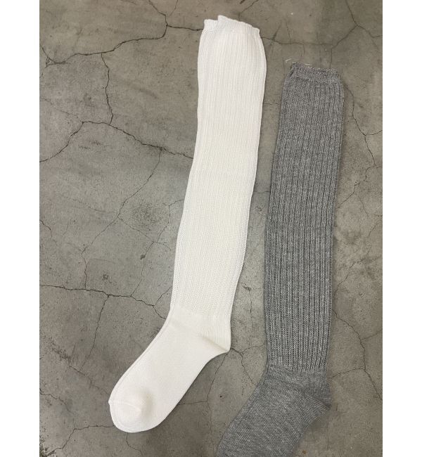 EMODA「リブニーレングスソックス」|ソックス|アイボリー