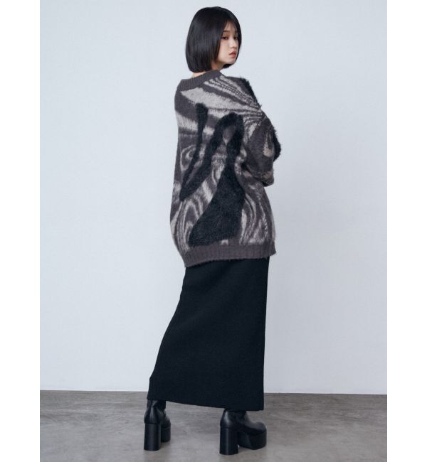 EMODA「ラメミックスオーバーパターンニット」|ニット・セーター|