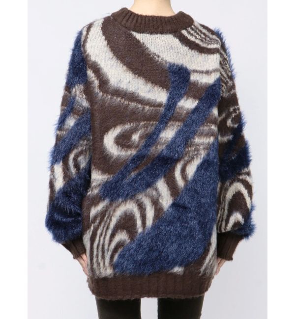 EMODA「ラメミックスオーバーパターンニット」|ニット・セーター|