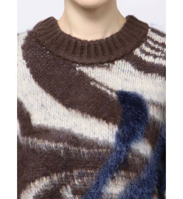 EMODA「ラメミックスオーバーパターンニット」|ニット・セーター|